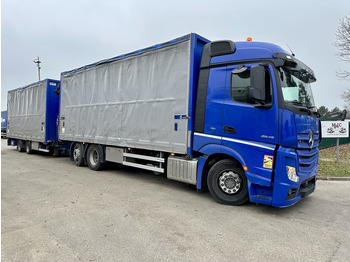 Автоманипулятор Mercedes-Benz Actros 2645 6x2 105m³ JUMBO + RETARDER + CRANE PALFINGER PK 19.001 SLD (4x) + RADIO - *FULL AIR* - FRIGO - EURO 6 - SAF AXLES - BELGIAN TRUCK: фото 2