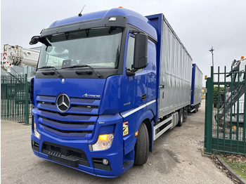 Автоманипулятор Mercedes-Benz Actros 2645 6x2 105m³ JUMBO + RETARDER + CRANE PALFINGER PK 19.001 SLD (4x) + RADIO - *FULL AIR* - FRIGO - EURO 6 - SAF AXLES - BELGIAN TRUCK: фото 4