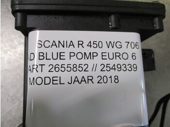 Топливный насос для Грузовиков Scania 2695808 / 2655852 / 2549339 AD BLUE POMP EURO 6: фото 2