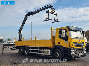 Грузовик бортовой/ Платформа, Автоманипулятор Iveco Stralis 310 6X2 RHD! Atlas 135.2VE-A11 Crane Lift-lenkachse ACC Euro 6: фото 4