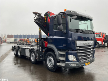 Крюковой мультилифт, Автоманипулятор DAF FAD CF 530 8x4 Euro 6 Palfinger 33 Tonmeter laadkraan: фото 3