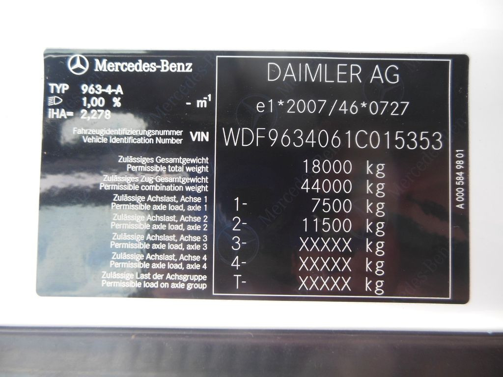 Тягач Mercedes-Benz ACTROS 1851,LOWDECK,STANDKLIMA,ALU FELGEN,TOP!!!: фото 23