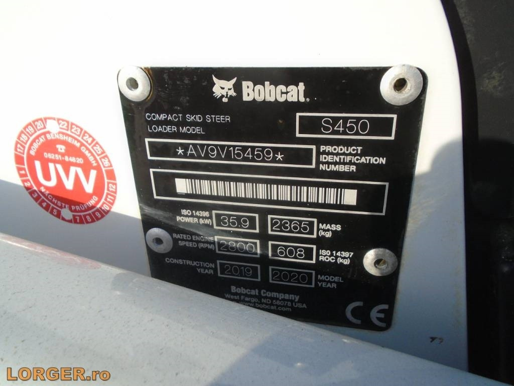 Bobcat S 450  в лизинг Bobcat S 450: фото 14