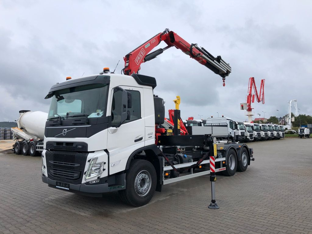 Новый Крюковой мультилифт, Автоманипулятор Volvo FM 460 HYVA 20-57-S mit FASSI F235: фото 8