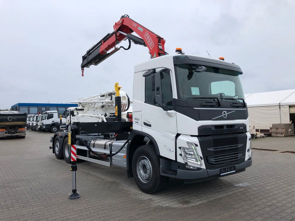 Новый Крюковой мультилифт, Автоманипулятор Volvo FM 460 HYVA 20-57-S mit FASSI F235: фото 7