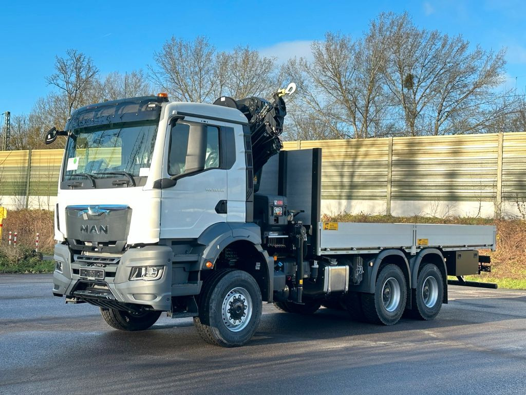 Новый Автоманипулятор, Грузовик бортовой/ Платформа MAN TGS 33.440 6x6  Kran   HIAB 228-6: фото 9