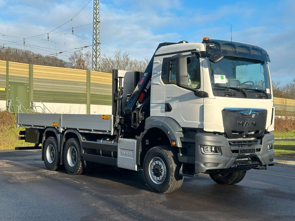 Новый Автоманипулятор, Грузовик бортовой/ Платформа MAN TGS 33.440 6x6  Kran   HIAB 228-6: фото 16