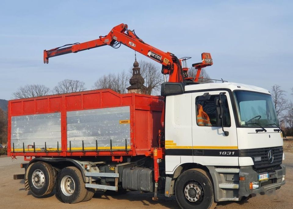 Самосвал Mercedes-Benz Actros 1831 Wywrotka 6x2 / Kiper + HDS Stan * BDB *: фото 13