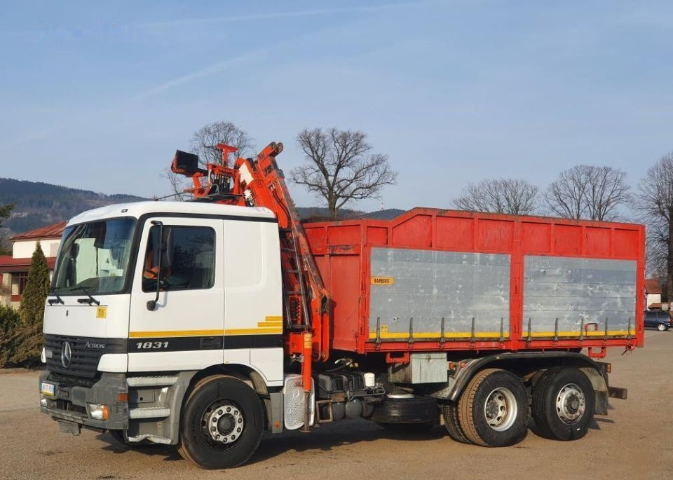 Самосвал Mercedes-Benz Actros 1831 Wywrotka 6x2 / Kiper + HDS Stan * BDB *: фото 10