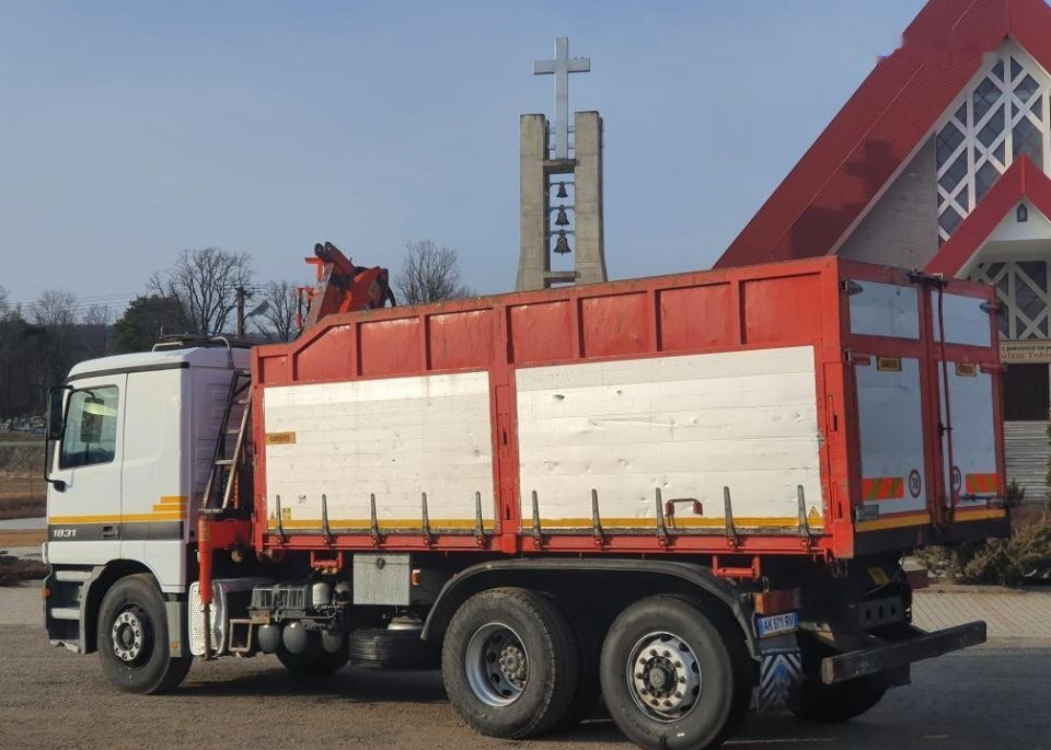 Самосвал Mercedes-Benz Actros 1831 Wywrotka 6x2 / Kiper + HDS Stan * BDB *: фото 12