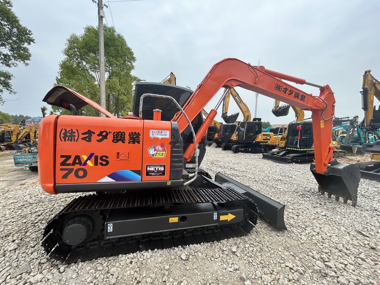 Гусеничный экскаватор Hitachi zx70: фото 8