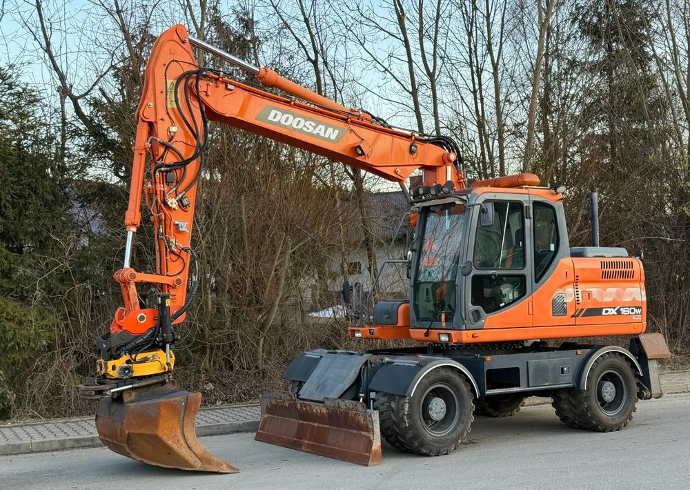 Колёсный экскаватор Doosan * DOOSAN DX160W *ROTOTILT* GPS 2D Leica * Sprowadzona * Stan Perfekcyjny * Koparka Kołowa *: фото 14