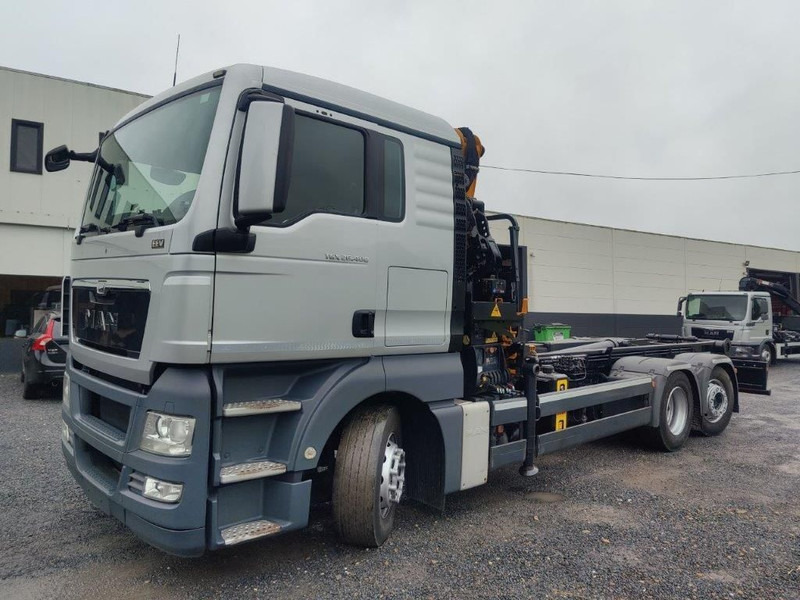 Крюковой мультилифт, Автоманипулятор MAN TGX 26.400 Euro5 containersysteem kraan Effer 145 remote: фото 6