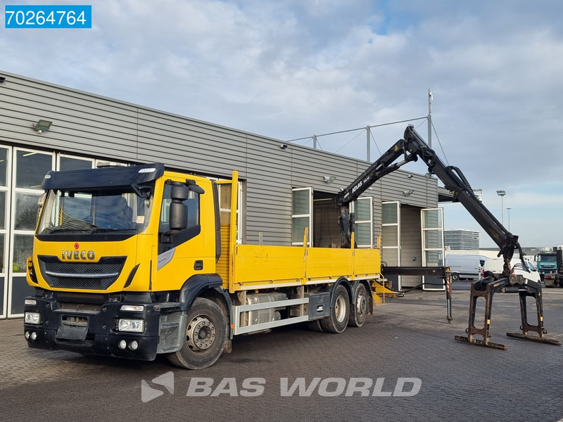 Грузовик бортовой/ Платформа, Автоманипулятор Iveco Stralis 310 6X2 RHD! Atlas 135.2VE-A11 Crane Lift-lenkachse ACC Euro 6: фото 9