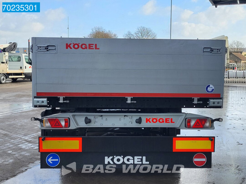 Новый Полуприцеп бортовой/ Платформа Kögel S24-1 3 axles NEW! Liftachse Side-Boards SAF/BPW Rungentaschen: фото 8