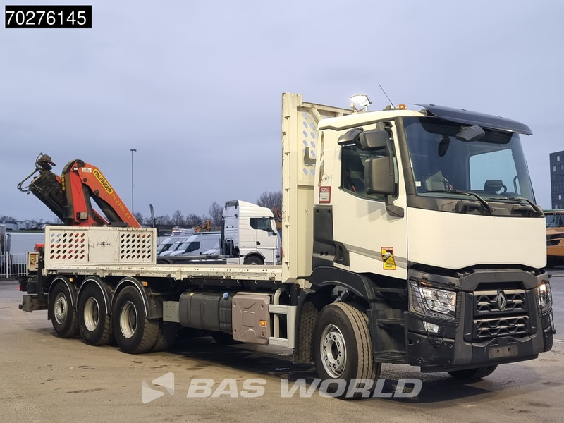 Грузовик бортовой/ Платформа, Автоманипулятор Renault C 380 8X4 Palfinger PK 23001 EH 5x Extensions Euro 6: фото 12