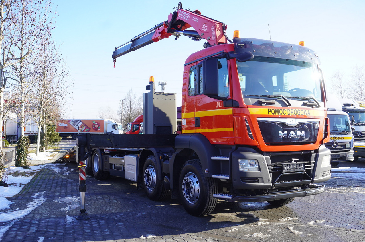 Эвакуатор, Автоманипулятор MAN TGS 35.360 E6 8×2 / HDS Fassi F235A 6500 kg / Tow truck: фото 27