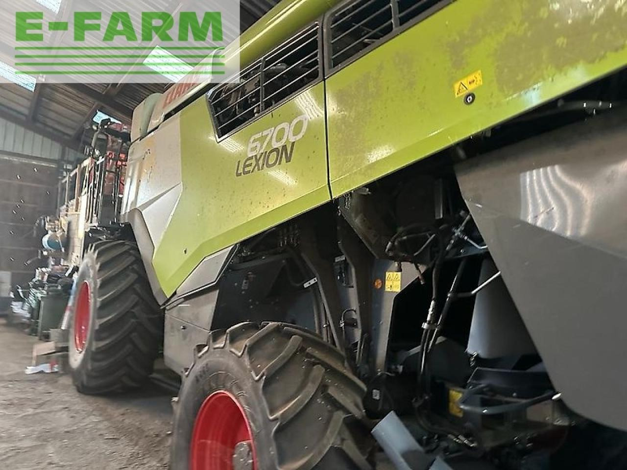 Зерноуборочный комбайн CLAAS lexion 6700 tt v-kanal allrad: фото 6