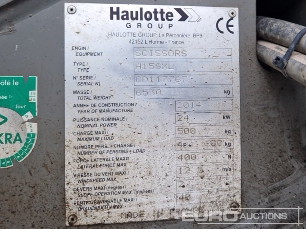 Подъёмник Haulotte H15SXL: фото 25