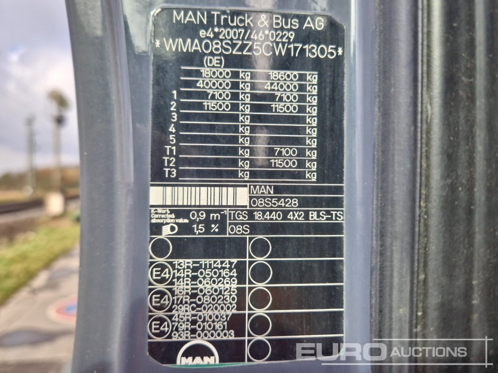 Тягач 2011 MAN TGS 18.440: фото 34