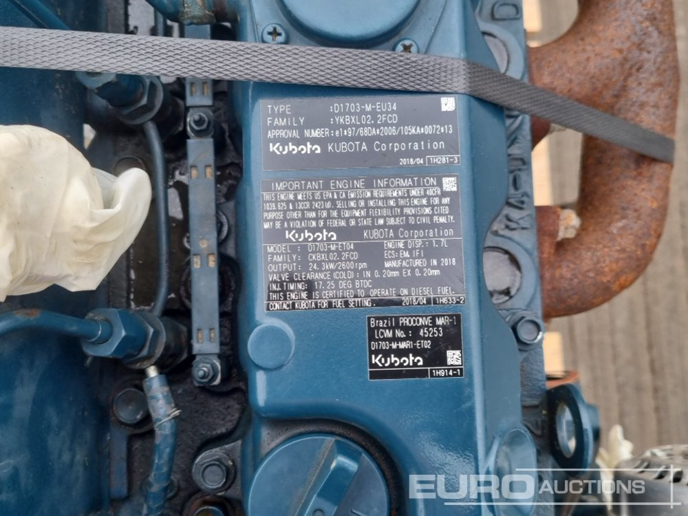 Двигатель Kubota 3 Cylinder Engine: фото 11