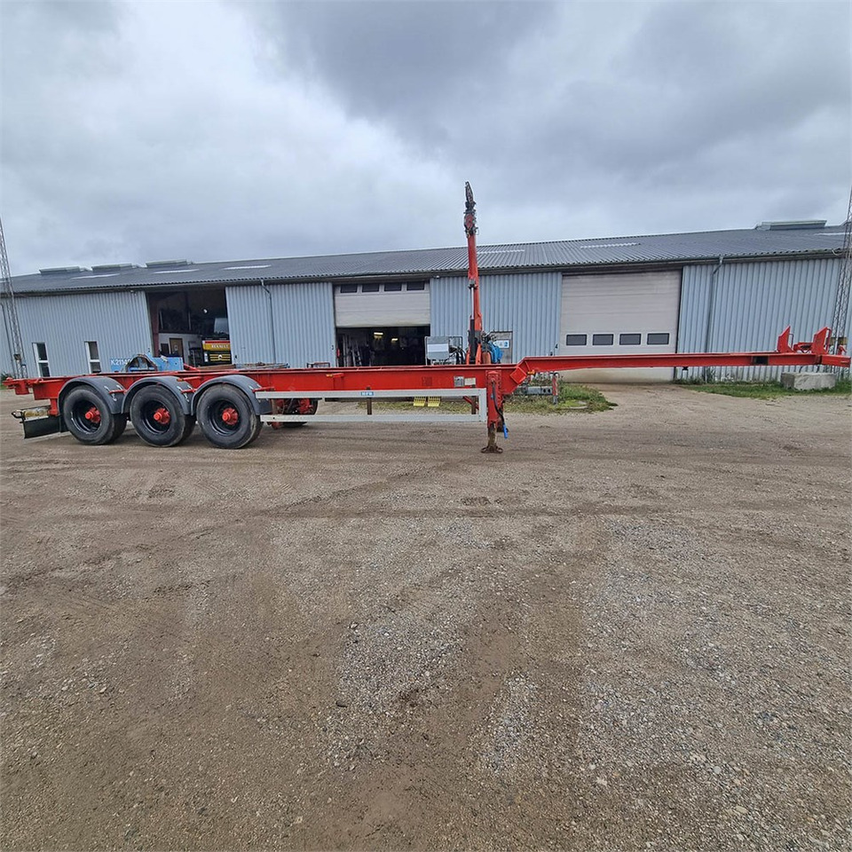 Полуприцеп-контейнеровоз/ Сменный кузов HFR Container chassis: фото 6